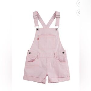 Levi's Light Pink Kids Overalls sz 7